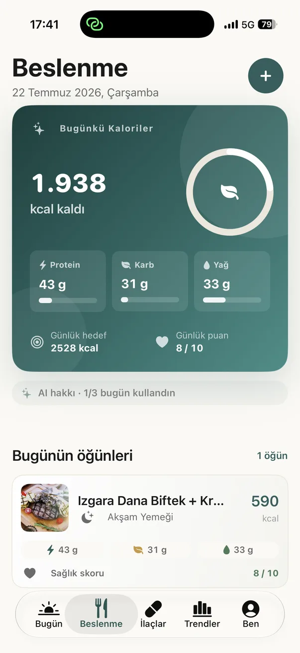 Kapsül beslenme hedefleri